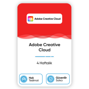 Adobe Creative Cloud – 4 Haftalık