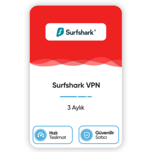 Surfshark VPN – 3 Aylık